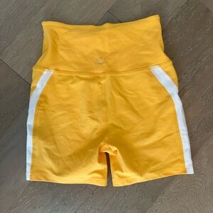 Beyond Yoga High Waist Yellow Shorts